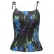 Black-Blue Floral