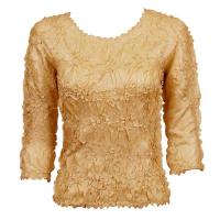 Origami - Queen Three Quarter Sleeve - Solid Champagne