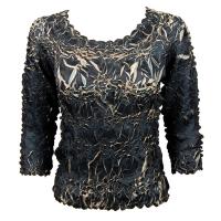 Origami - Queen Three Quarter Sleeve - Black - Beige