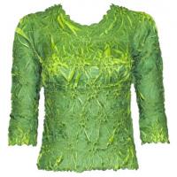 Origami - Queen Three Quarter Sleeve - Emerald - Lime