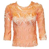 Origami - Queen Three Quarter Sleeve - Melon- White
