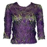 Origami - Queen Three Quarter Sleeve - Plum - Spring Green