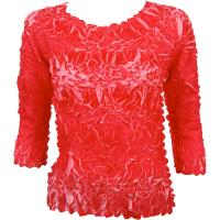 Origami - Queen Three Quarter Sleeve - Red - Coral Pink
