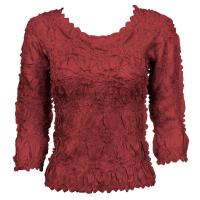 Origami - Queen Three Quarter Sleeve - Solid Cranberry