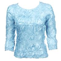 Origami - Queen Three Quarter Sleeve - Solid Light Blue
