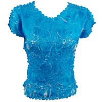 Origami - Queen Cap Sleeve - Cornflower Blue - White