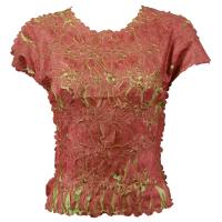 Origami - Queen Cap Sleeve - Dusty Rose - Spring Green