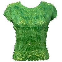 Origami - Queen Cap Sleeve - Emerald - Lime