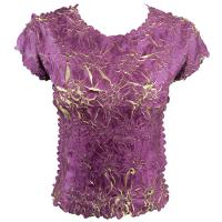 Origami - Queen Cap Sleeve - Plum - Spring Green