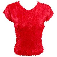 Origami - Queen Cap Sleeve - Solid Red