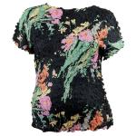 Origami Petal Shirts - Queen Cap Sleeve - Floral Fantasy
