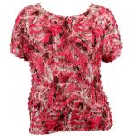 Origami Petal Shirts - Queen Cap Sleeve - Batik Pink Blush