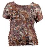Origami Petal Shirts - Queen Cap Sleeve - Floral Jungle