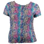 Origami Petal Shirts - Queen Cap Sleeve - Multi Dots