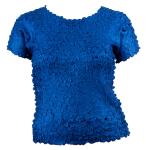 Origami Petal Shirts - Queen Cap Sleeve - Solid Royal