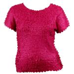 Origami Petal Shirts - Queen Cap Sleeve - Solid Pink