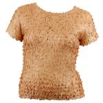 Origami Petal Shirts - Queen Cap Sleeve - Solid Gold
