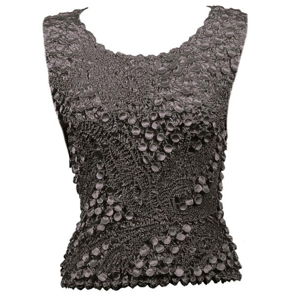 Wholesale 1158 - Pinpoint Coin - Sleeveless Charcoal - One Size Fits Most