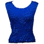 Pinpoint Coin - Sleeveless - Royal Blue