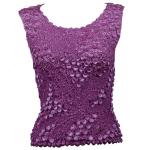 Pinpoint Coin - Sleeveless - Plum