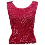Pinpoint Coin - Sleeveless - Burgundy