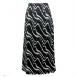 Magic Crush Satin Skirt - Ribbon Black-White