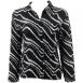 Magic Crush Silky Touch Blouse - Ribbon Black-White