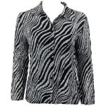 Magic Crush Silky Touch Blouse - Zebra Stripe