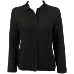 Magic Crush Silky Touch Blouse - Solid Black