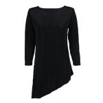 Magic Slinky Asymmetric Tunic - Solid Black