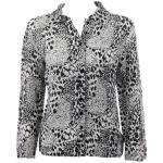 Magic Crush Silky Touch Blouse - Reptile Black-White