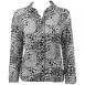 Magic Crush Silky Touch Blouse - Reptile Black-White