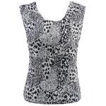Magic Crush Silky Touch Sleeveless - Reptile Black-White