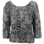 Magic Crush Silky Touch Three Quarter - Reptile Black-White