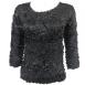 Origami Satin Three Quarter - Solid Black