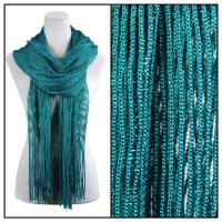 Scarves - Metallic 3117 - Teal Green
