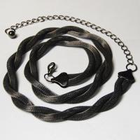 Belts - Metal and Chain - Mesh Twist - Black Hematite
