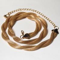 Belts - Metal and Chain - Mesh Twist - Gold
