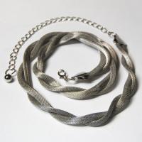 Belts - Metal and Chain - Mesh Twist - Silver
