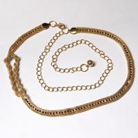 Belts - Metal and Chain - 7102 - Gold