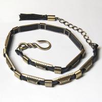 Belts - Metal and Chain - 9048 - Black
