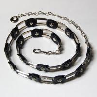 Belts - Metal and Chain - L6059 - Black