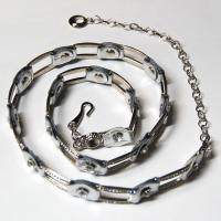 Belts - Metal and Chain - L6059 - Silver