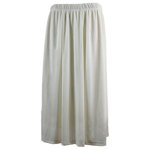 Wholesale 1177 - Slinky Travel Skirts Off White - One Size Fits Most