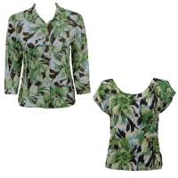Twin Sets Silky Touch - Blouse / Cap Sleeve - Tropical Green