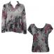 White-Black-Pink Floral