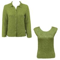 Twin Sets Silky Touch - Blouse / Cap Sleeve - Solid Leaf