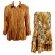 Solid Gold - Gold Print Skirt