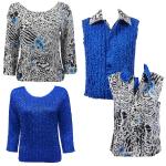 Reptile Floral Blue - Bright Blue