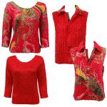 Swirl Olive-Red - Red